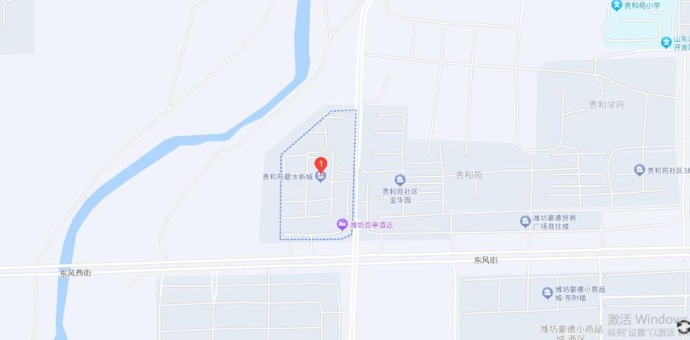 贵和苑碧水新城区位