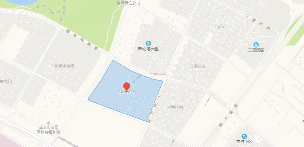 弘阳印月府区位