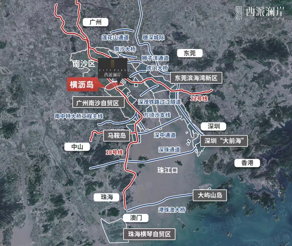 中国铁建西派澜岸区位