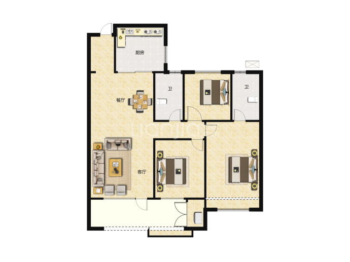 保利大国璟--建面 118m²