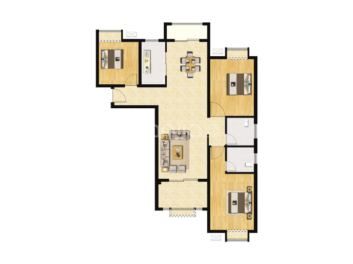 汉口左岸天地二期--建面 132.28m²