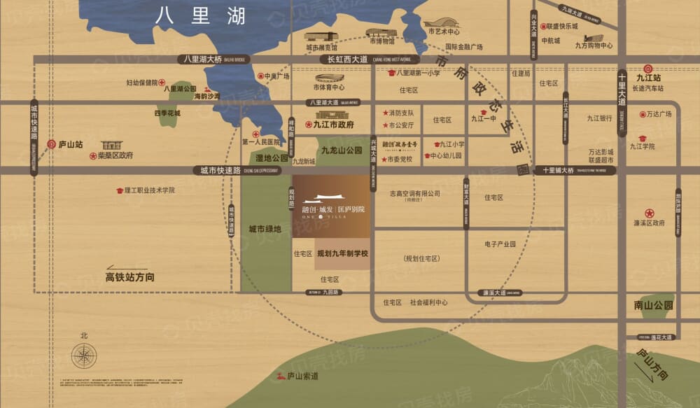 融创·城发匡庐别院区位