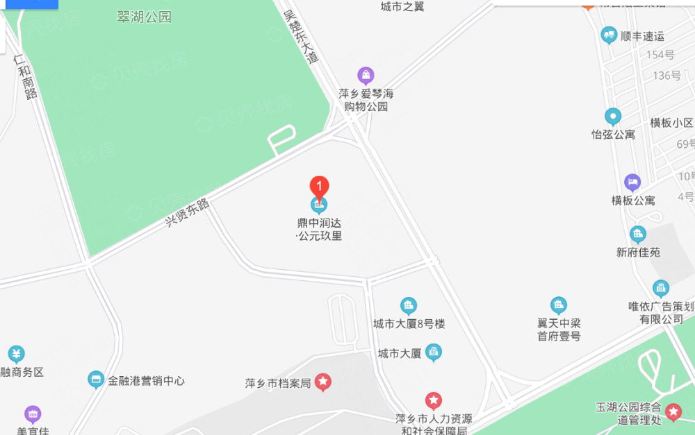 鼎中润达·公元玖里区位