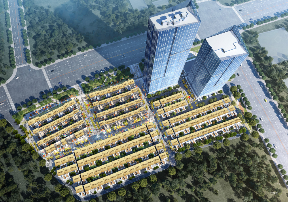 经发金地四季都会知丘效果图