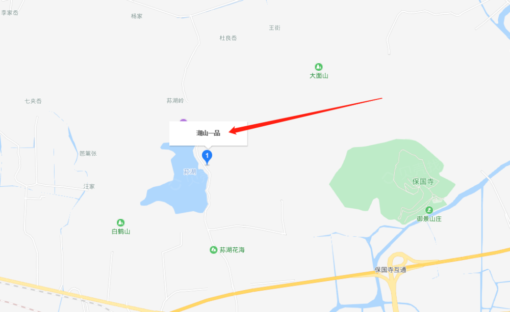 湖山一品区位