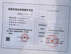 龙湖光年预售许可证