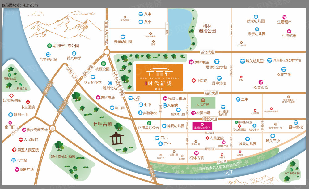 鑫汇·时代新城区位