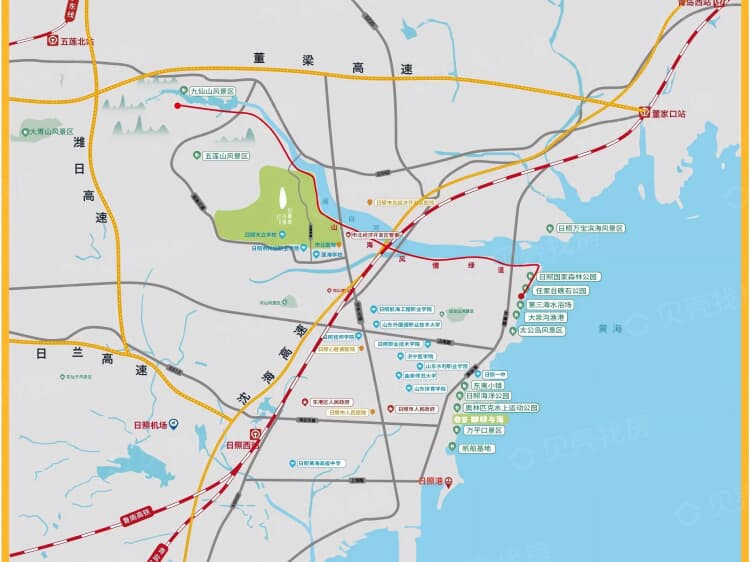 白鹭湾樱花小院区位相册