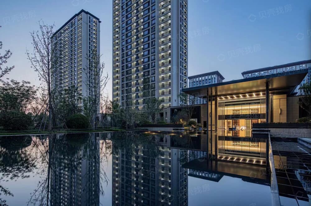 绿城·春江明月实景图