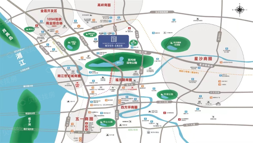 城发恒伟北城首府区位