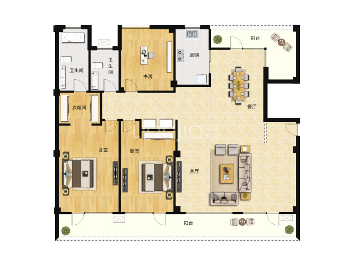 浦江华侨城8期--建面 177m²