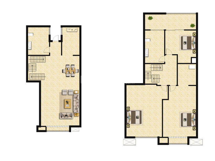 融信·铂悦湾--建面 88m²