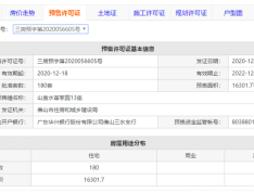 金科集美山水预售许可证