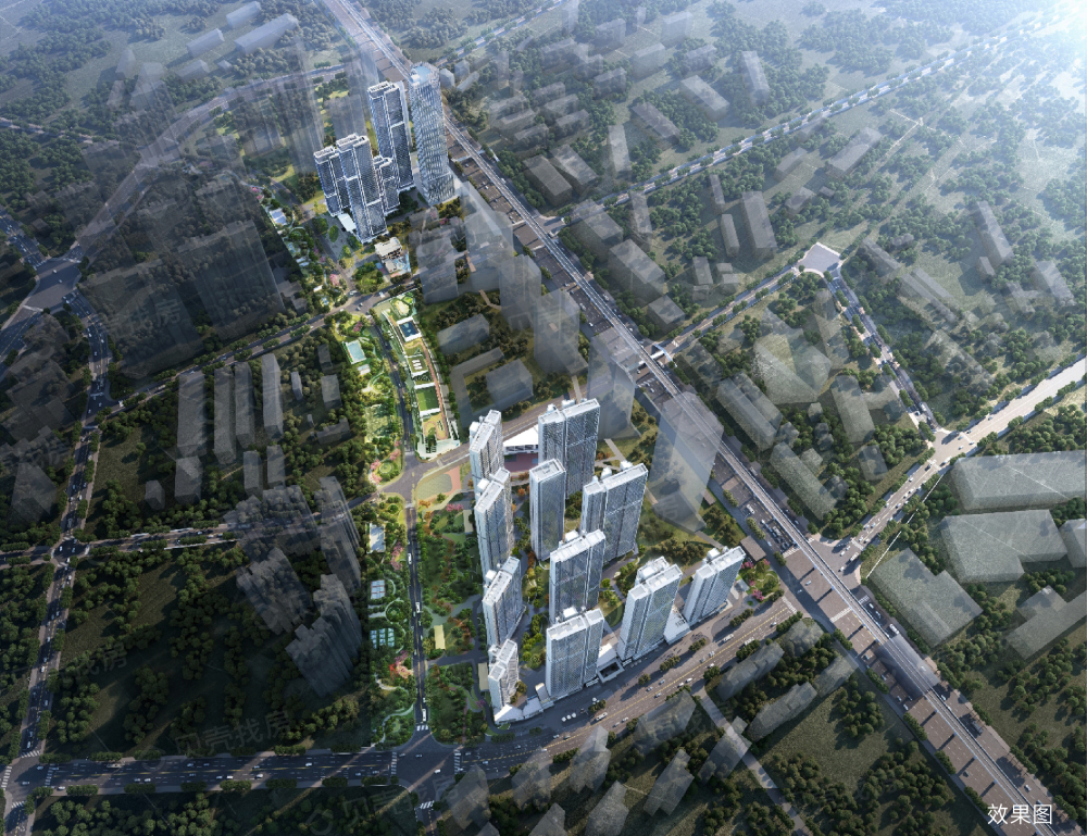 武汉城建万科云泊江岸效果图