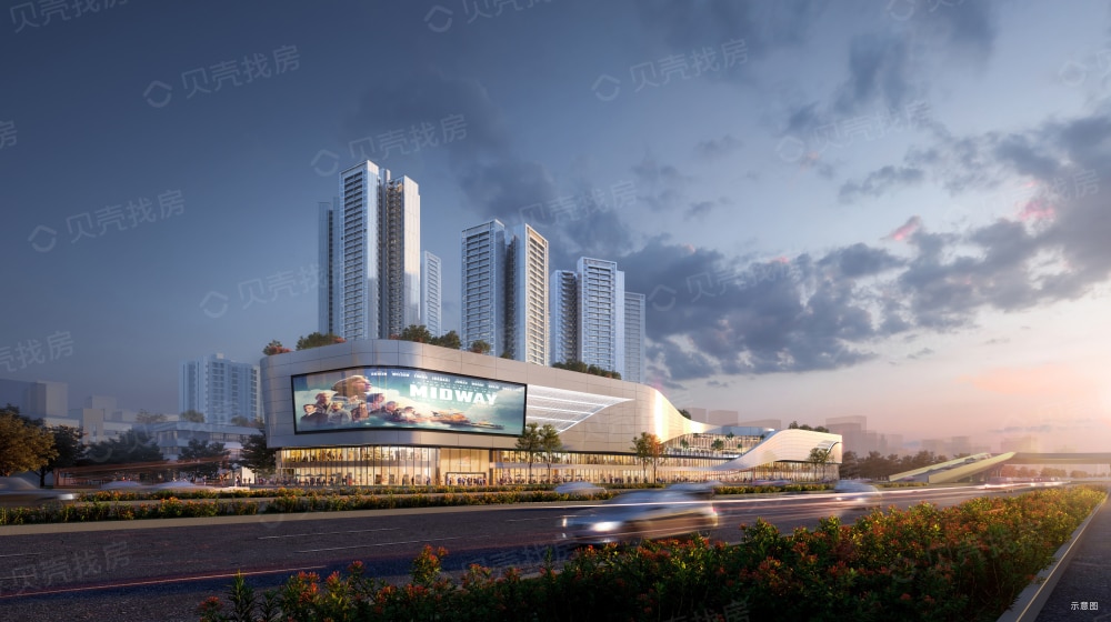 龙湖金地天峯效果图