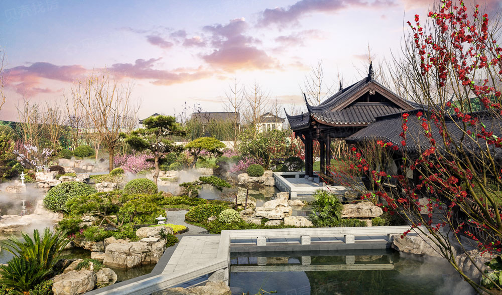 川发蓝光芙蓉天府(别墅)效果图