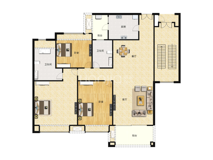 世茂福晟深中壹城--建面 107m²