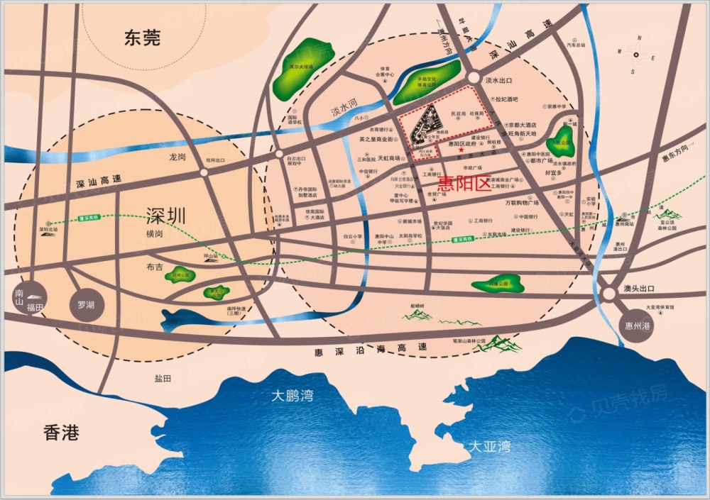 尚城世家三期区位