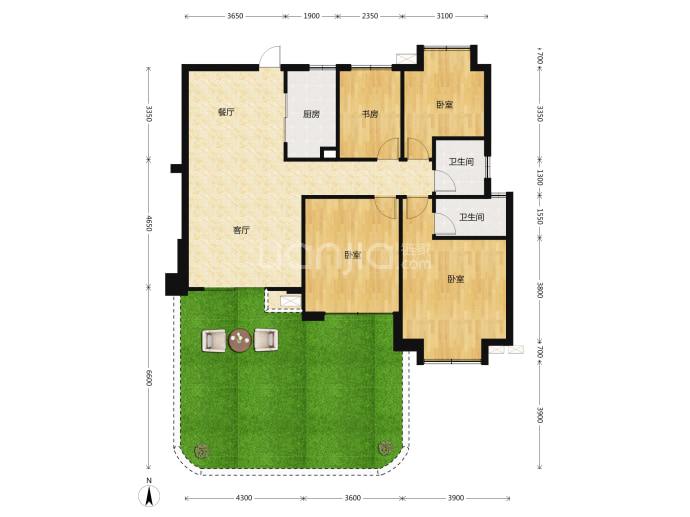 福天藏郡--建面 142m²