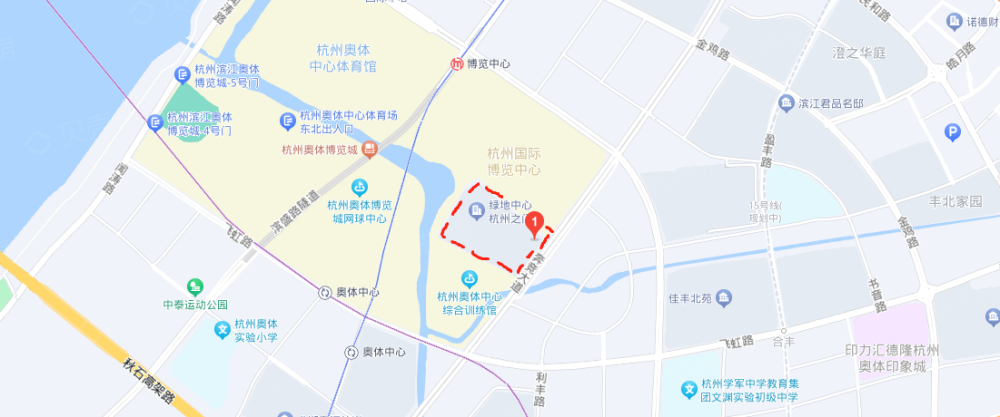 杭州世纪中心商铺区位