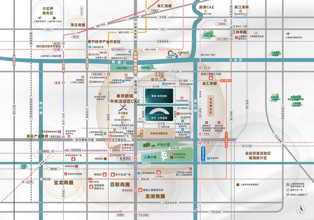 奉发·左岸晶邸区位