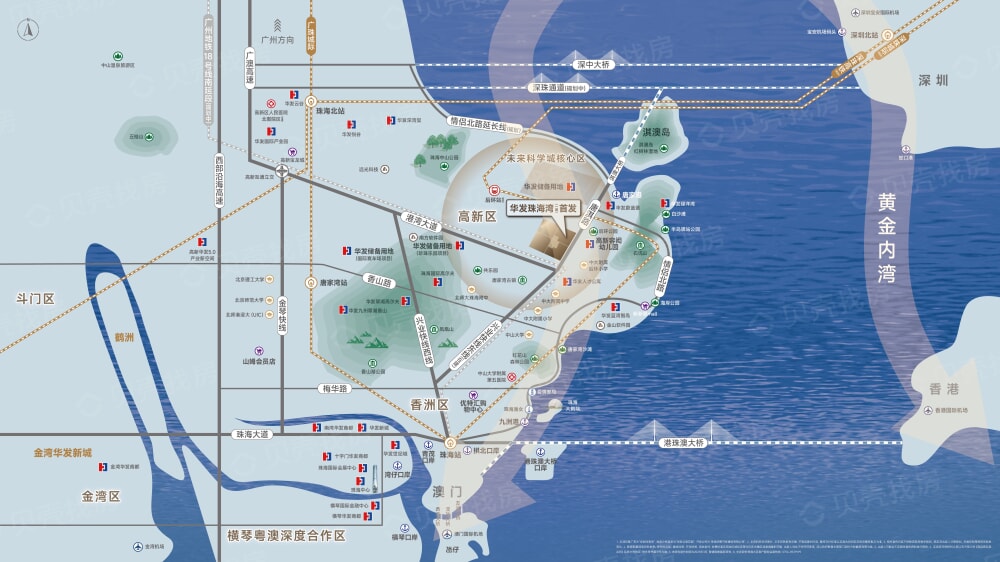 华发珠海湾区位