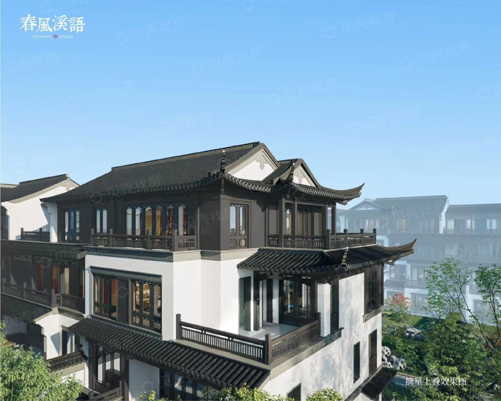 蓝城·春风溪语效果图