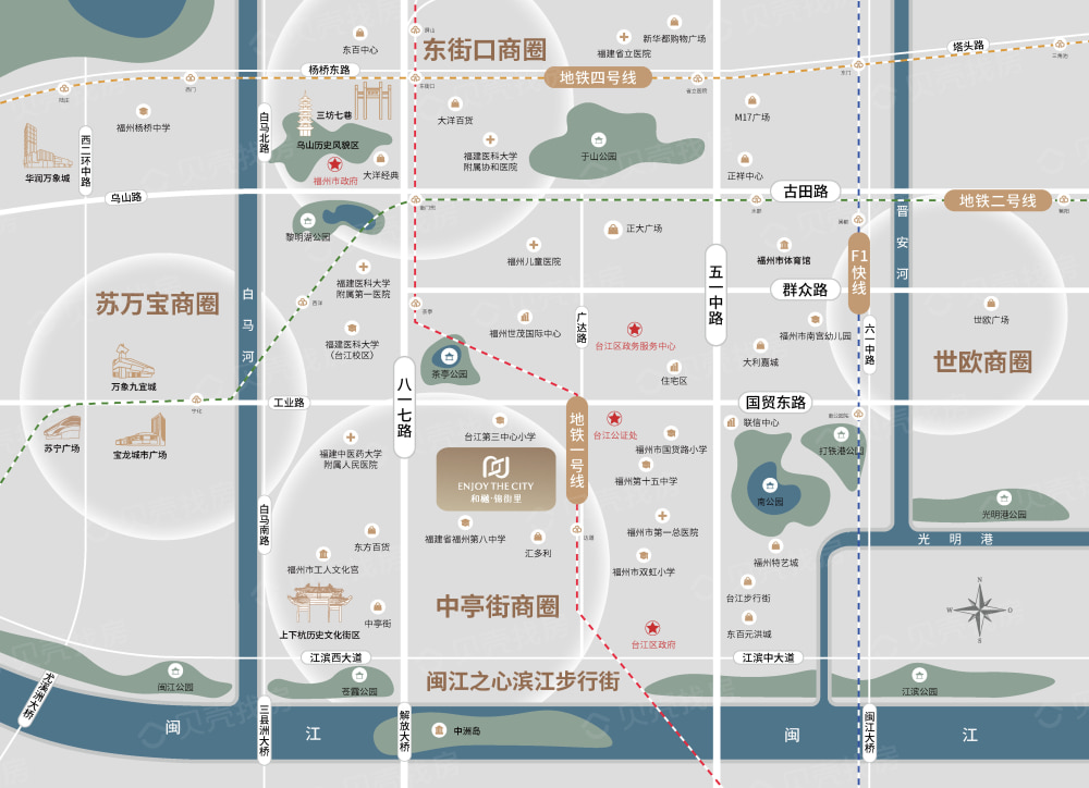和樾锦街里区位