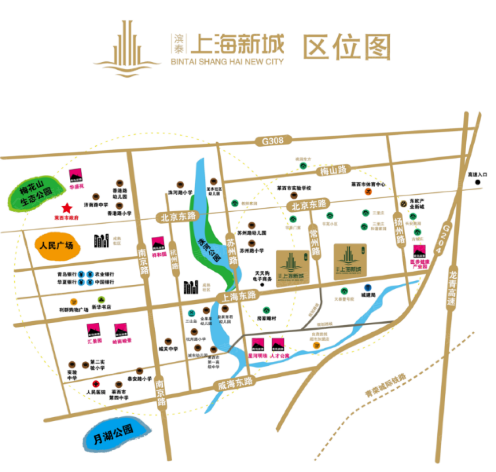 上海新城区位