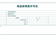 旭辉首府铂辰时代预售许可证