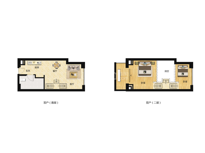 藏珑湖上公馆--建面 46.1m²