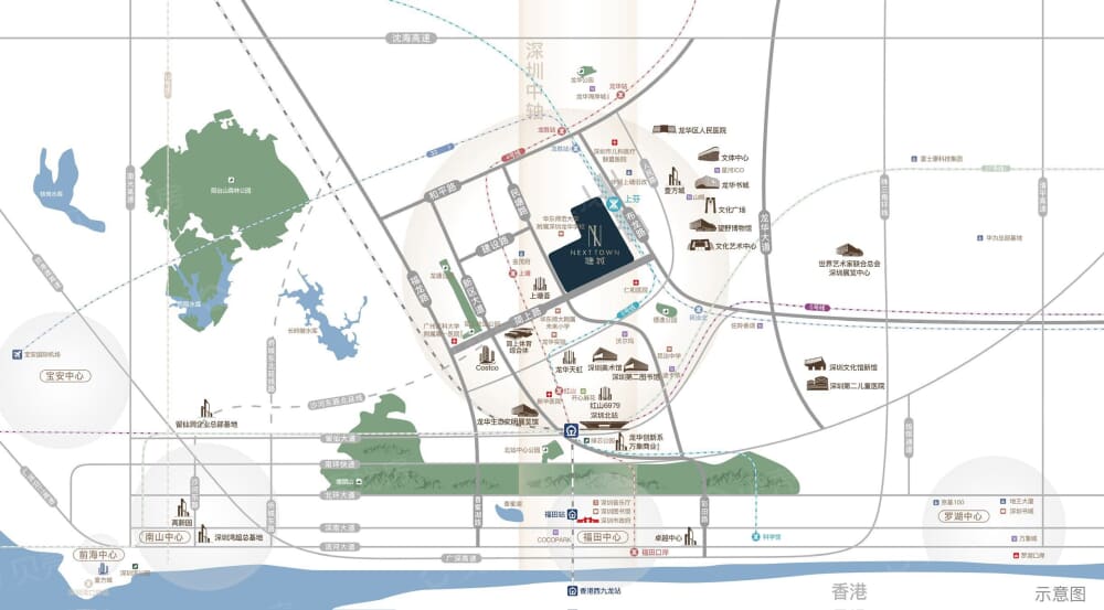 塘城NEXT TOWN区位