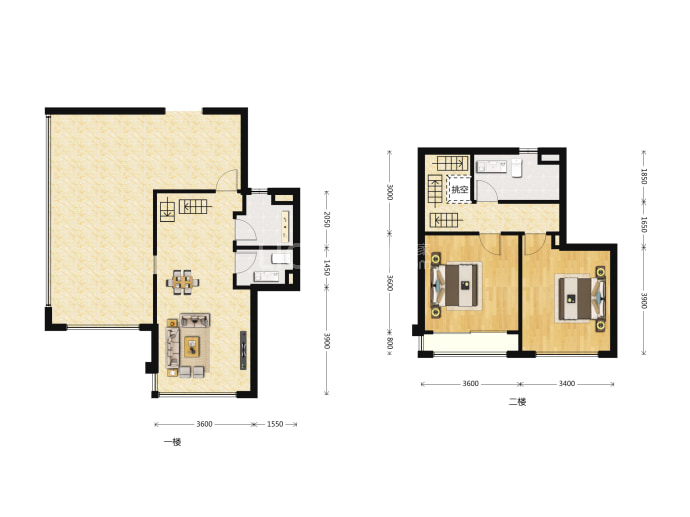 仁恒溪云居--建面 89m²