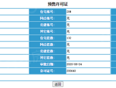 新湖仙林金谷预售许可证