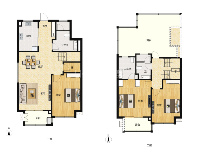 新华御府--建面 118m²