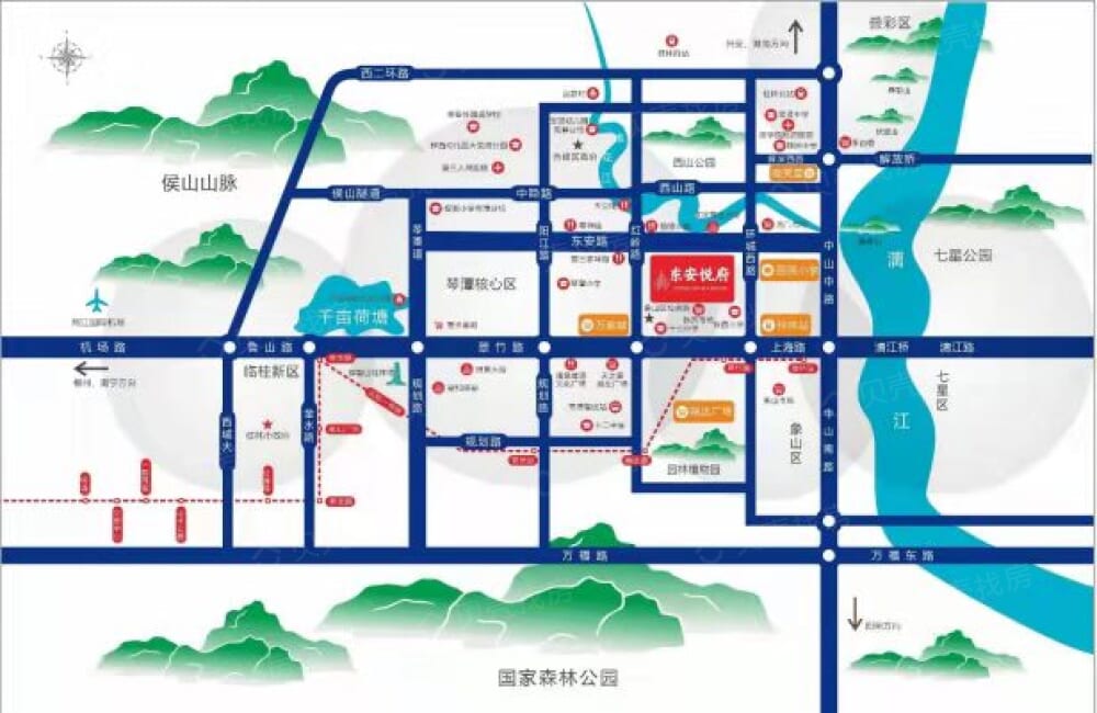 东安悦府区位