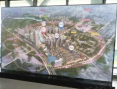 重庆绿岛中心项目现场