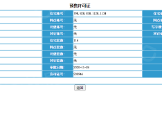 世茂国风盛京预售许可证