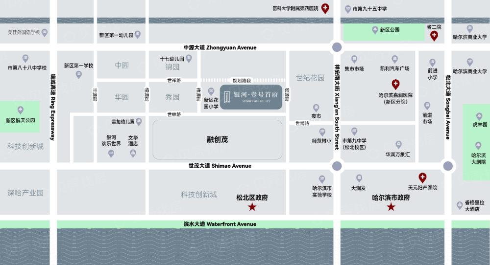 银河壹号首府区位