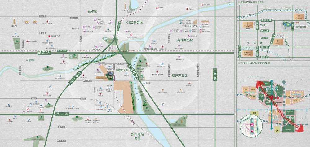 信达棠樾七里区位