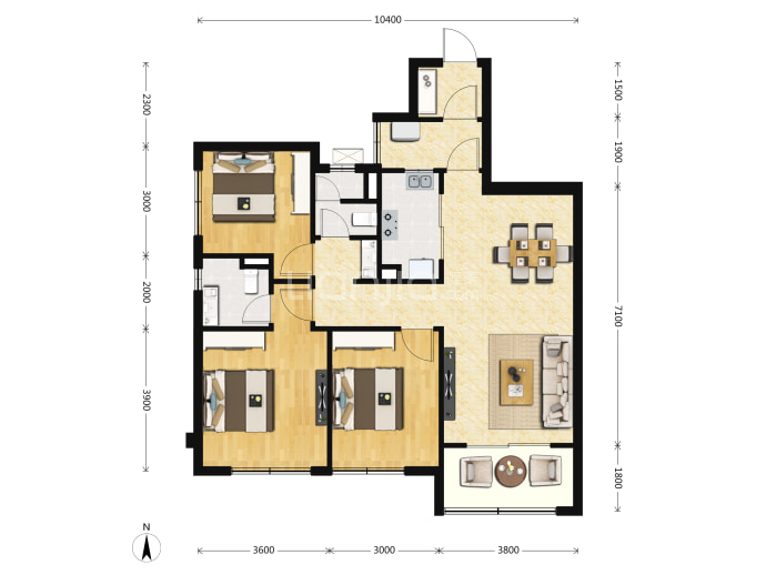 雅居乐锦尚雅宸--建面 112m²