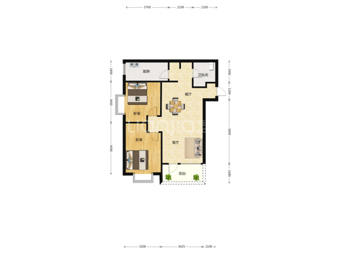 国瑞生态城--建面 88m²