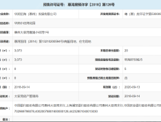 华润小径湾预售许可证