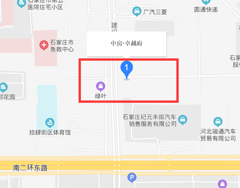 中房·卓越府区位