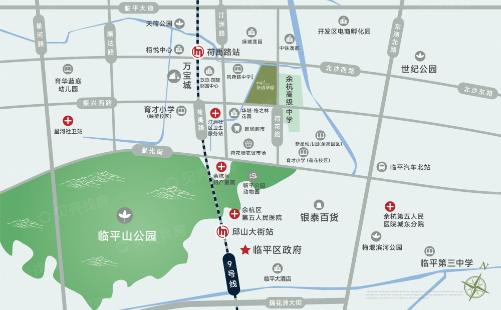 华城茶语华邸区位