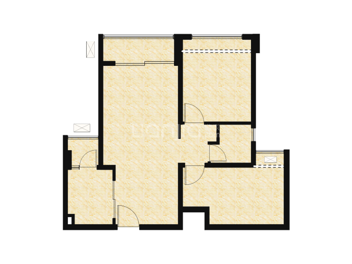 和裕晶河湾--建面 76m²