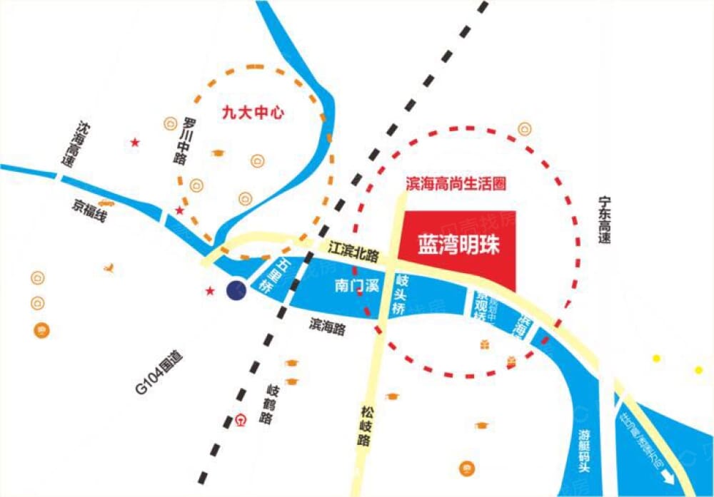蓝湾明珠区位