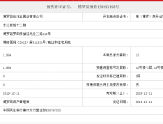 佳兆业东江新城预售许可证