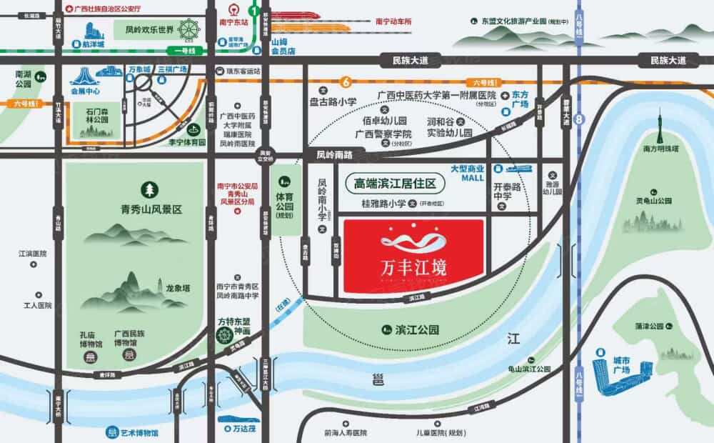 万丰江境区位