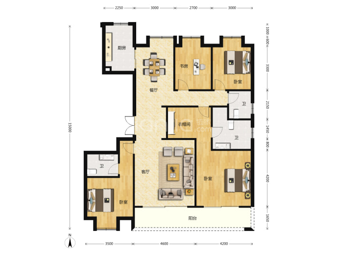 方园--建面 173.86m²